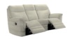 3 Seater Power Recliner Sofa. Willow Pebble - Grade A
